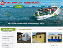 Tablet Screenshot of hanoicontainer.com.vn
